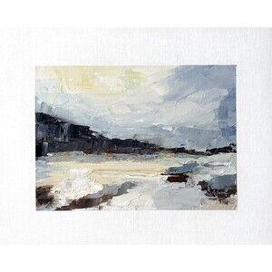 8x10 Original Seascape Oil Painting Modern Impressionist Contemporary Art Signed